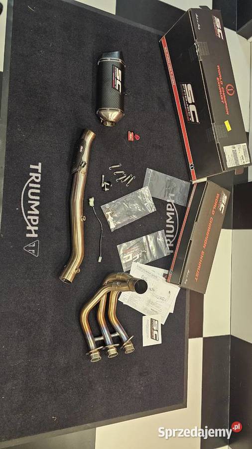 triumph street triple pełny wydech SC project Środa Śląska