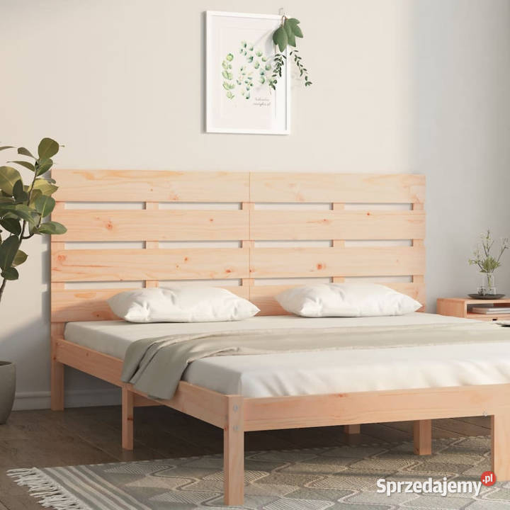 Wezgłowie łóżka 150x3x80 lite drewno sosnowe mazowieckie Warszawa sprzedam