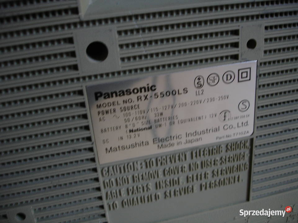 Radiomagnetofon PANASONIC RX5500LS lubuskie Zielona Góra