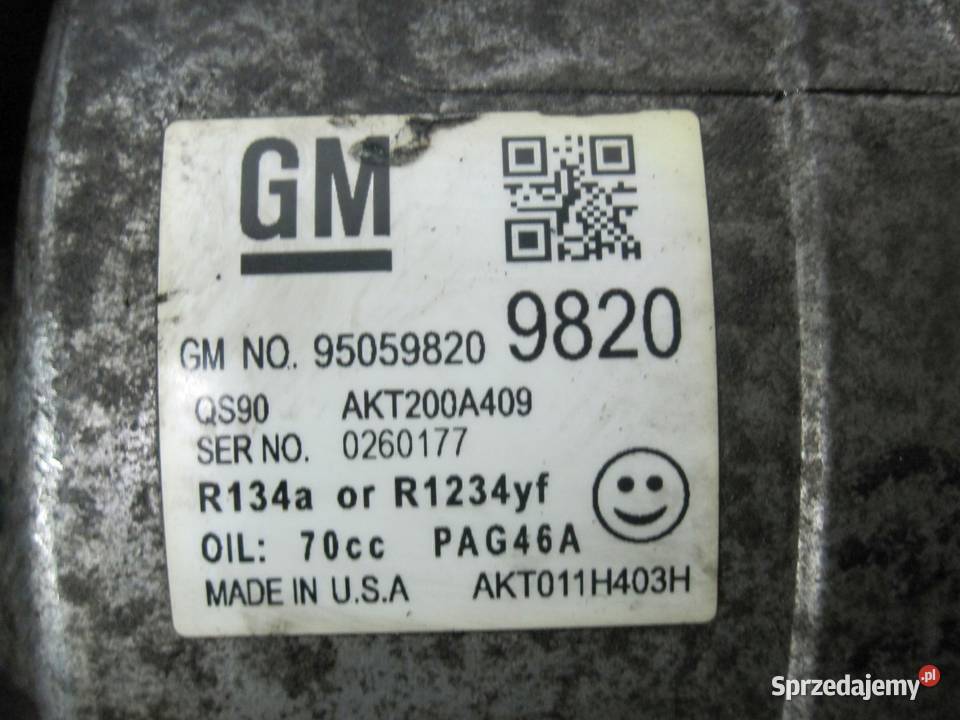 MOKKA ASTRA ZAFIRA 17 CDTI 14r sprężarka Kielce