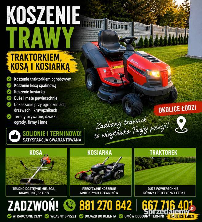 Koszenie trawy