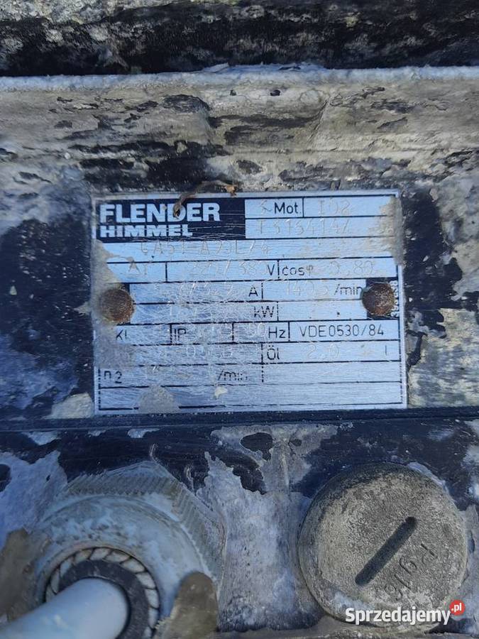 Silnik kołnierzowy 037kw 1370obrmin 15 kw 1405