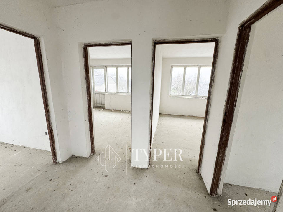 Dom do wykończenia Mietel ok 150m2 wolnostojący sprzedam