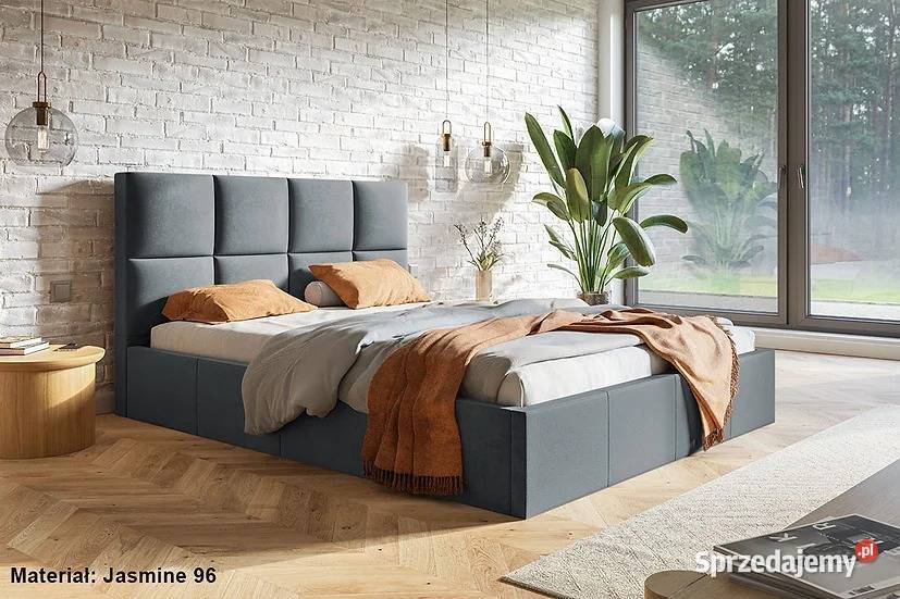 Łożko tapicerowane slim I 140x200 Stelaż Bytom