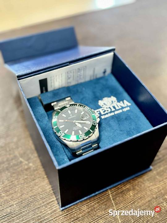 Zegarek męski Festina F205312 srebrny Automat Elbląg