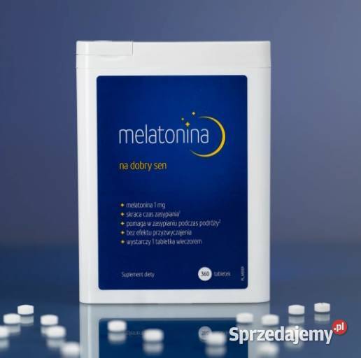 Melatonina na sen 360 tabletek Natural Pozostałe Warszawa