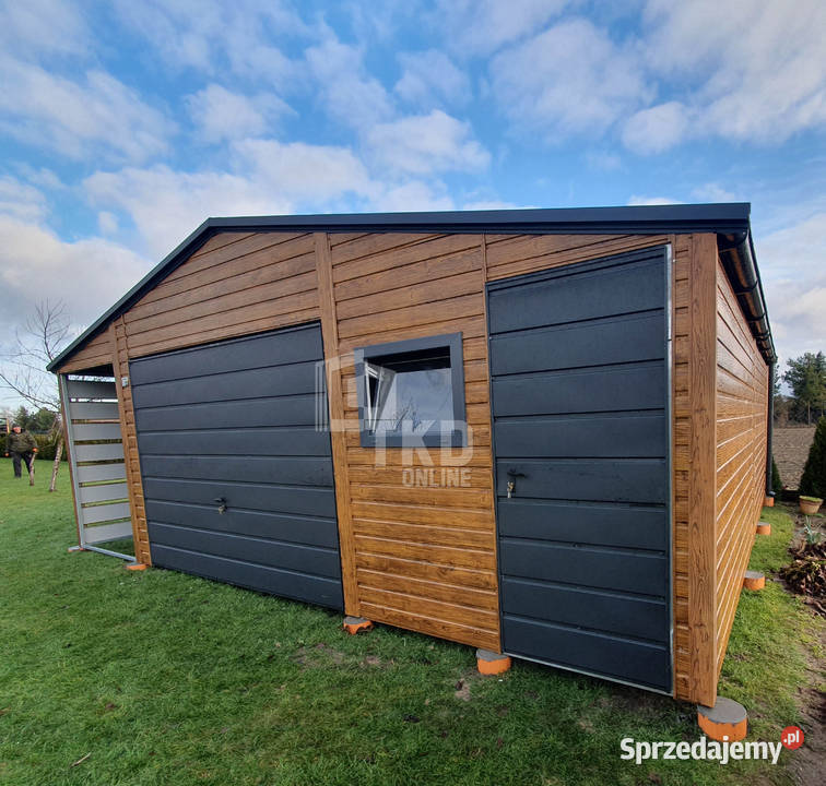 Garaż Blaszany 5x6 wiata 15x6 Brama okno drzwi Gorzów Wielkopolski