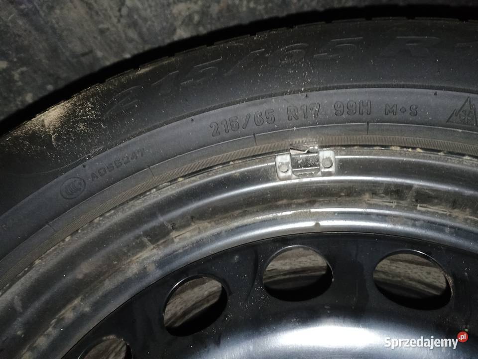 sprzedam komplet felg stalowych z oponami Volkswagen Krosnowice