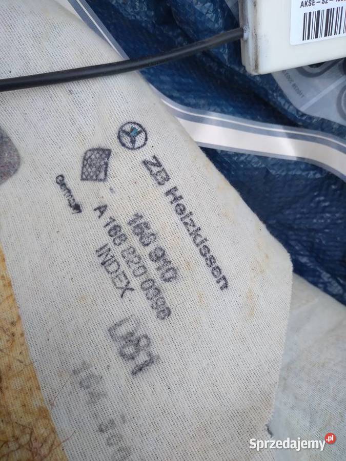 Mercedes w168 mata grzewcza zajętości fotela Części samochodowe lubuskie Strzelce Krajeńskie