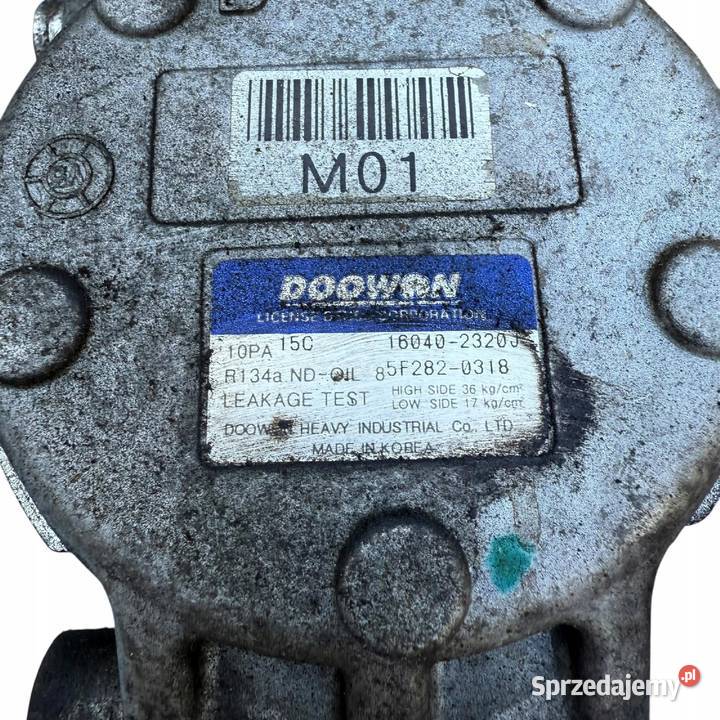 Sprężarka Kompresor Klimatyzacji Kia Sportage 2 osobowe wielkopolskie Barłogi