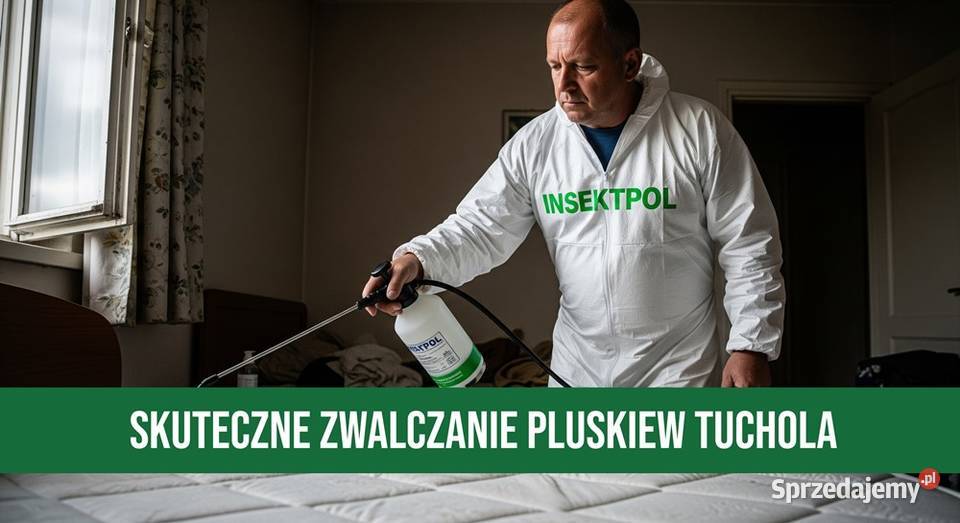 Zwalczanie Pluskiew Tuchola Profesjonalne Dezynfekcja i sterylizacja