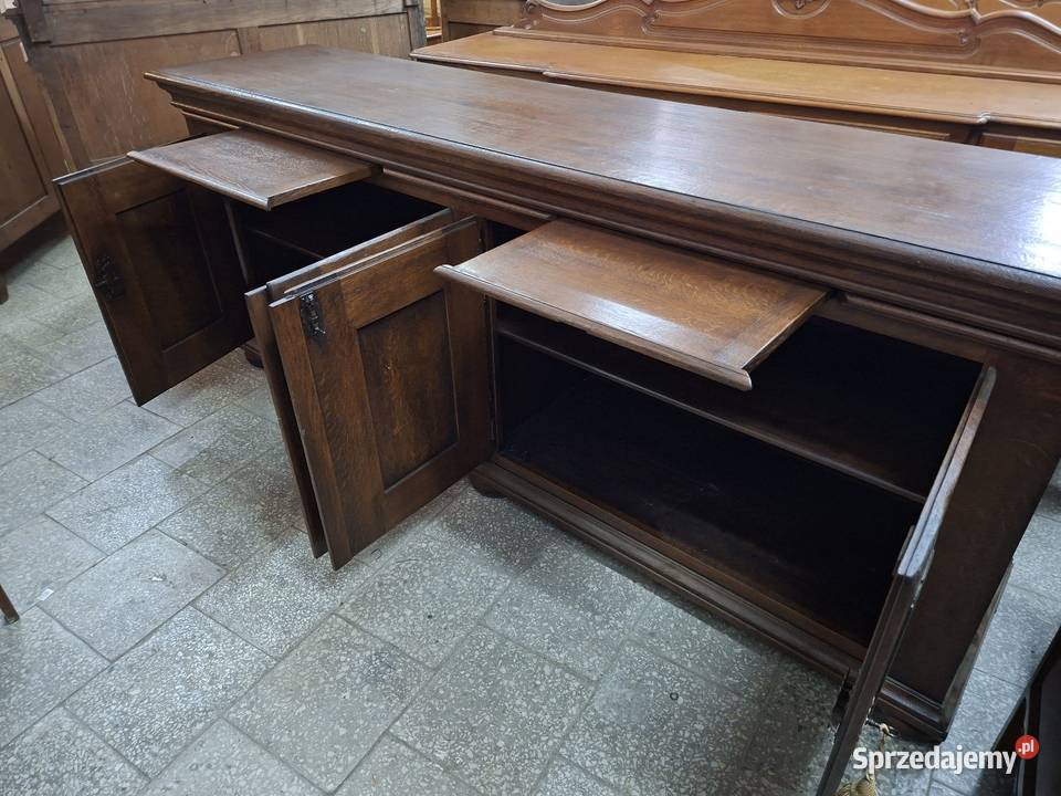 Duża dębowa komoda rustykalna 240 Nowy Sącz