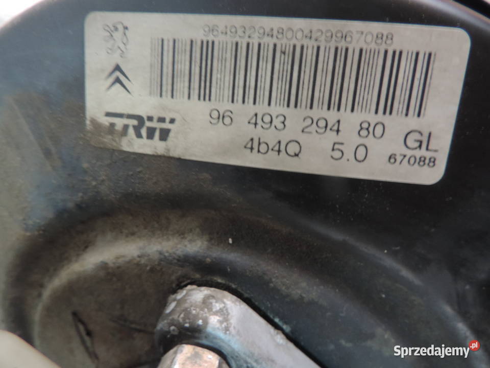 CITROEN C3 16 HDI SERWO HAMULCOWE 9649329480 Układ ABS i ESP