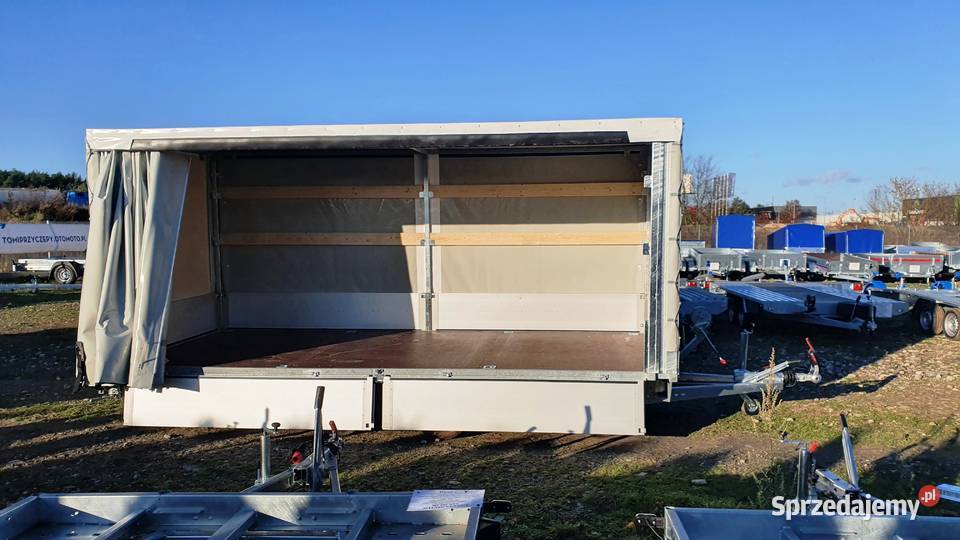 Przyczepa BORO laweta ATLAS 45x2 2700DMC firanka Motoryzacja wielkopolskie sprzedam