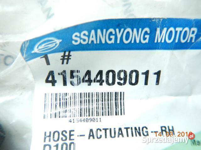 PRZEWÓD SPRZĘGŁA SSANGYONG REXTON 4154409011 Sprzęgła i elementy