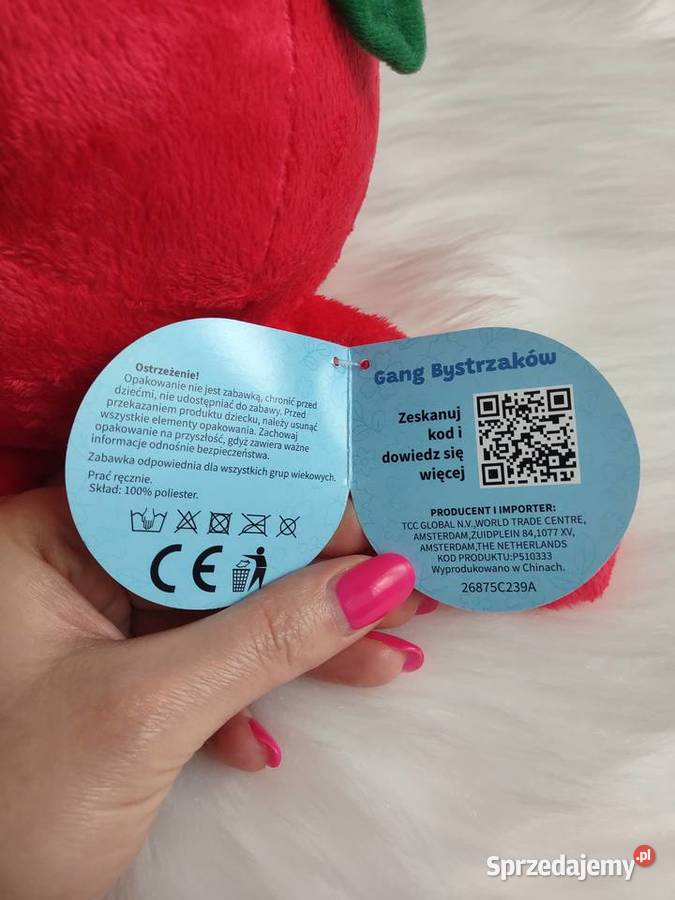 Maskotka Bystrzak Czerwone Jabłuszko red apple Olkusz sprzedam