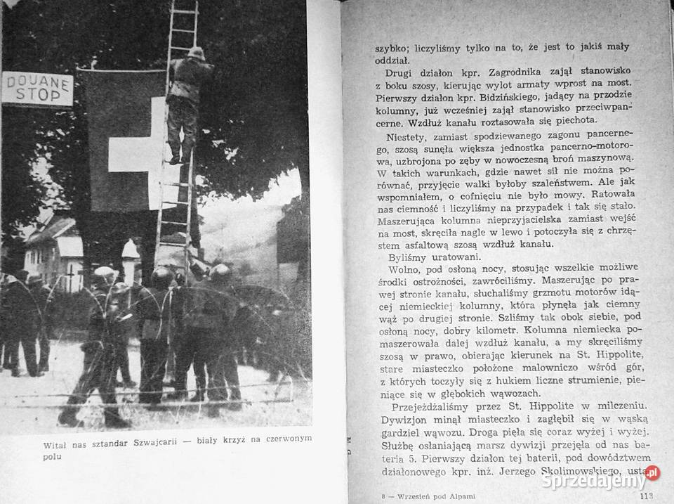 Wrzesień pod Alpami Z żołnierskiego notatnika miękka Chełm