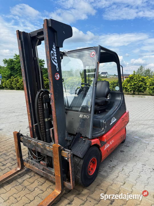 wózek widłowy elektryczny LINDE E30 wolny skok Linde