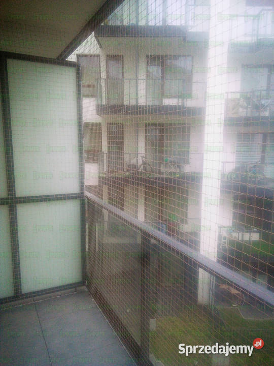 Siatka na balkon przeciw ptakom z montażem Warszawa usługi dla zwierząt