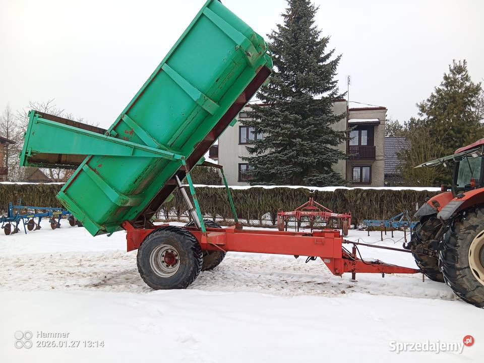 przyczepa wywrotka skorupowa 12 ton dokumenty na Kurów