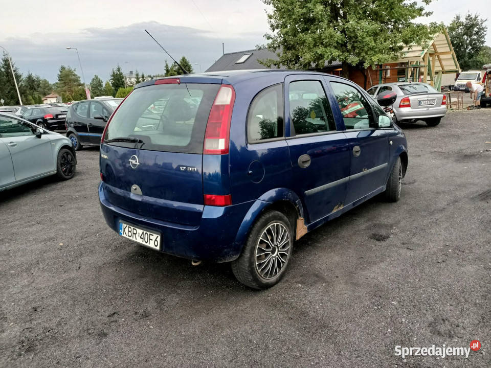 Opel Meriva Opel Meriva 17DTI 75 05r I 20022010 małopolskie