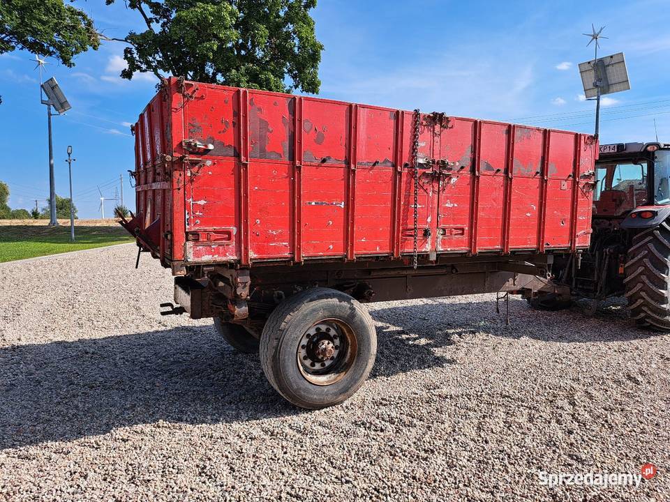 Przyczepa wywrotka 3 strony 7 ton Piecewo sprzedam