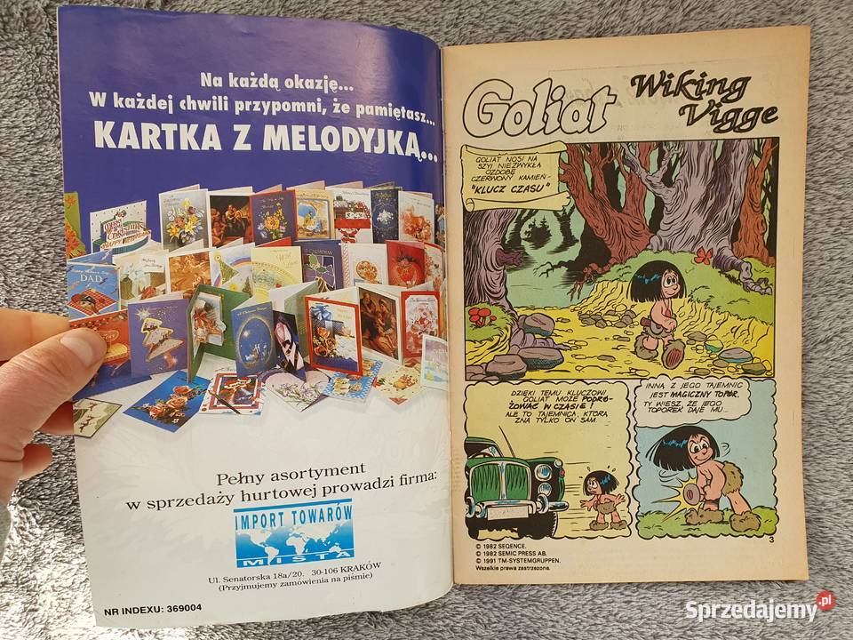 Goliat zestaw 10 komiksów dzieci lata 90te Gdynia