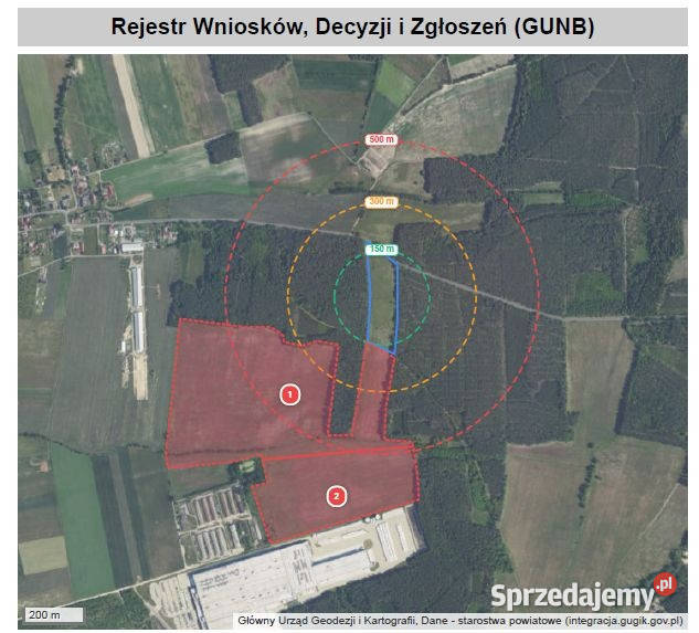 Działka inwestycyjna Strefie Aktywności
