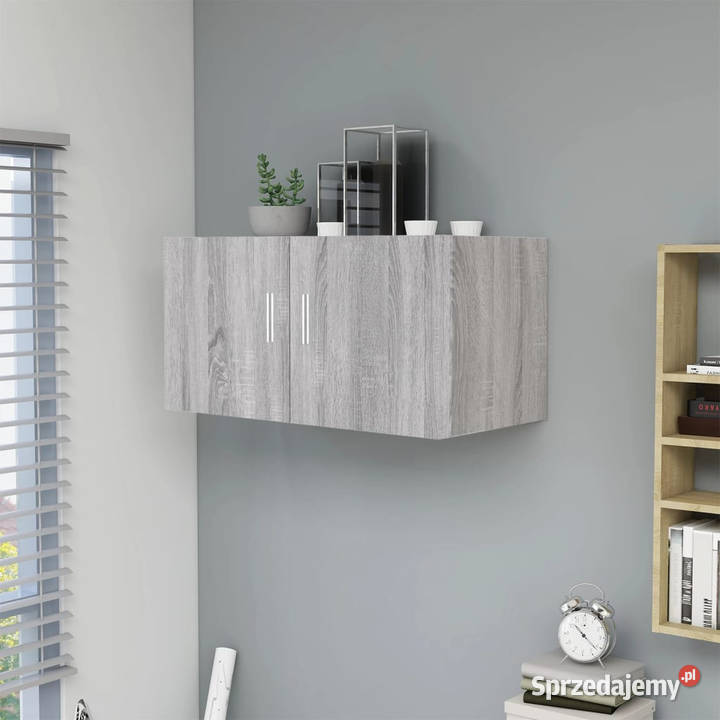 Szafka ścienna szary dąb sonoma 80x39x40 mazowieckie Warszawa