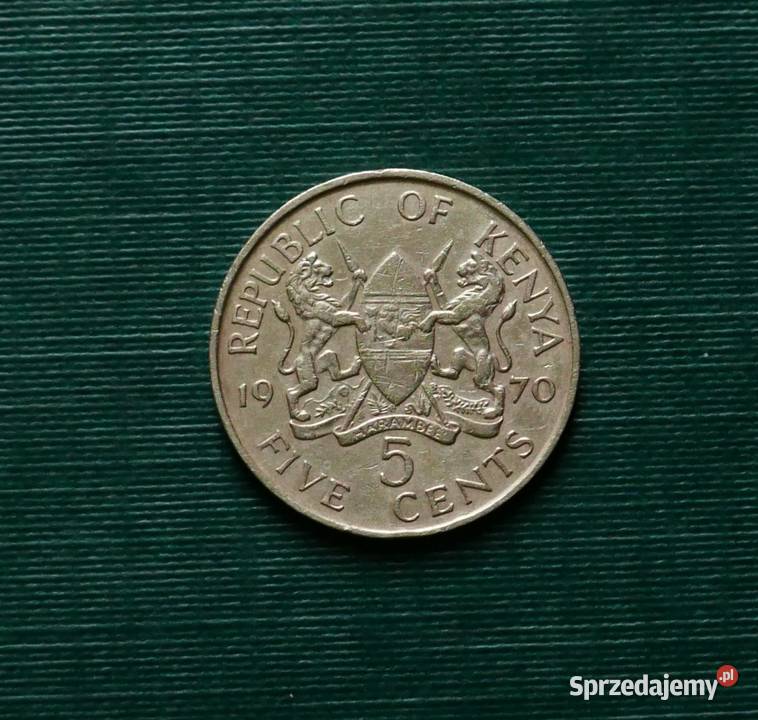 KENIA 5 centów 1970r śląskie Gliwice
