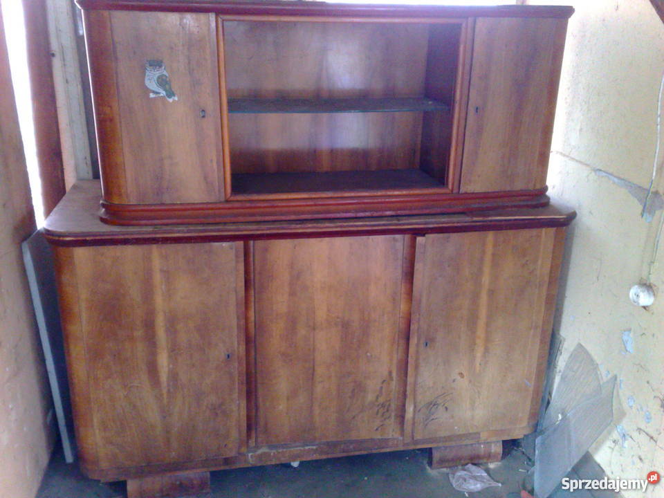 toaletka przedwojenna i kredens 2 czesciowy Antyki Puck sprzedam
