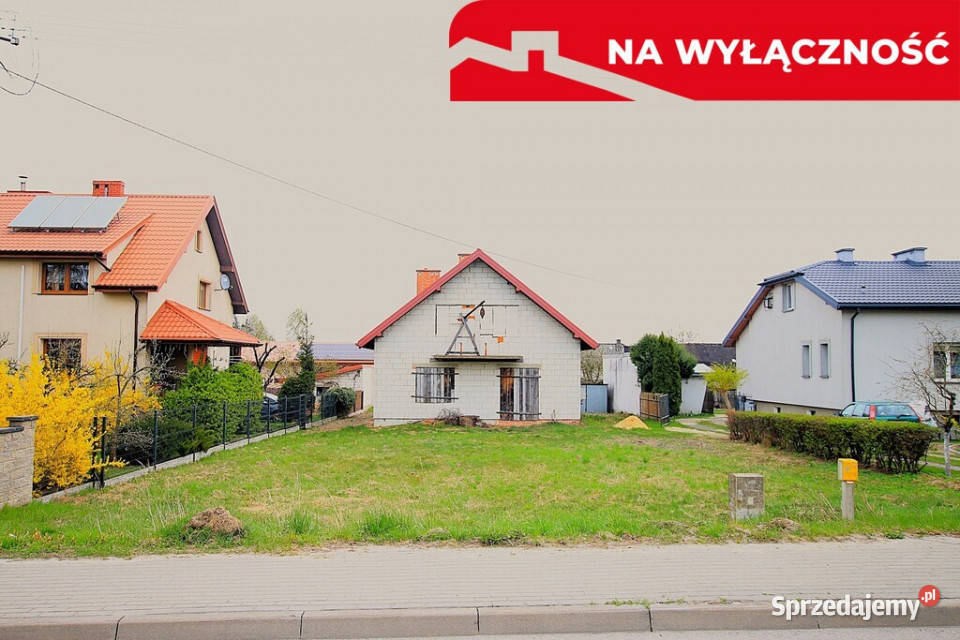 Dom stan surowym wszystkie media Lisów g Sprzedaż