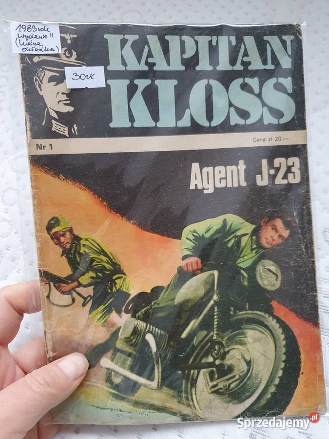 Kapitan Kloss pierwszy numer wydanie 2 1983 pomorskie Gdynia