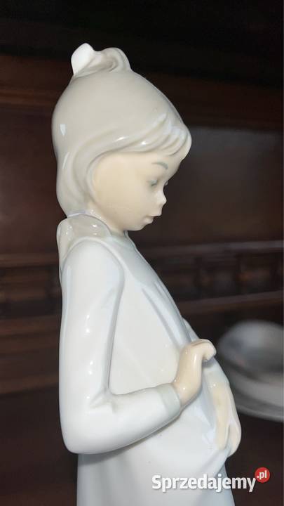 Figurka dziewczyny z pieskiem Zaphir Lladro pomorskie Gdańsk