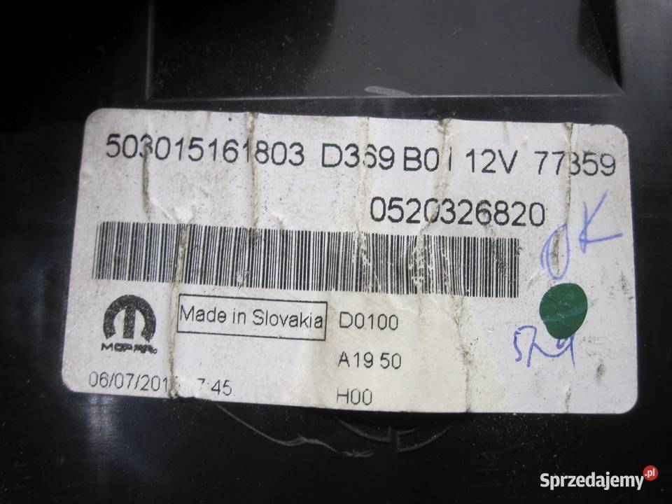 FIAT DOBLO II LIFT 13 MULTIJET 16r licznik Kielce sprzedam