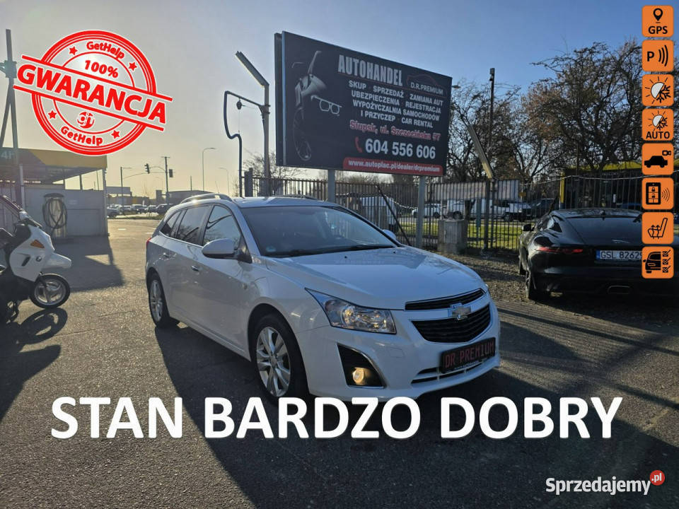 Chevrolet Cruze 14 Turbo 140 Skóra Kamera Klima biały Cruze pomorskie Słupsk