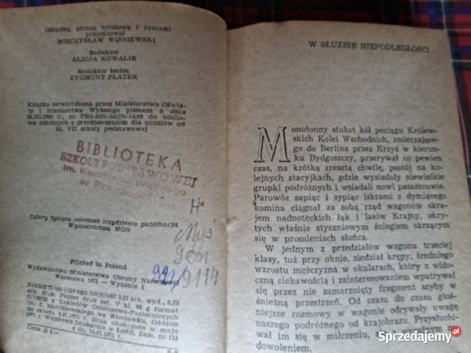 Generał Marian Langiewicz St Myśliborski Rok wydania 1971 Kraków