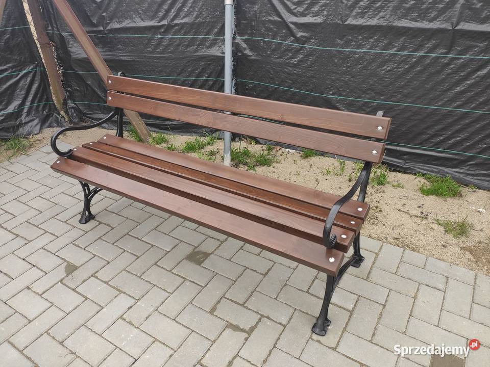 Ławka parkowa miejska królewska z Zalesie