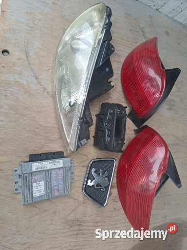 Peugeot 206 02r 14 benzyna automat lampa przód Myślibórz sprzedam