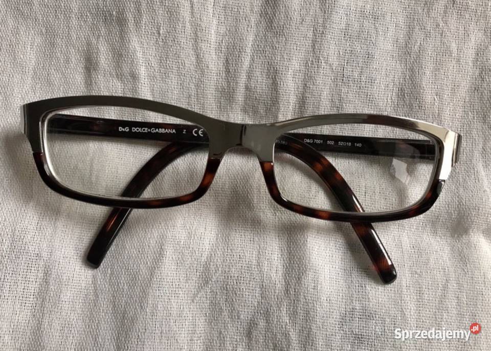 Oprawki optyczne DolceGabbana szylkret i metal mazowieckie Warszawa