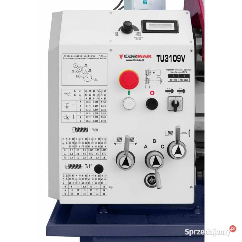 Tokarka uniwersalna CORMAK 310 x 900 230V z mazowieckie Siedlce