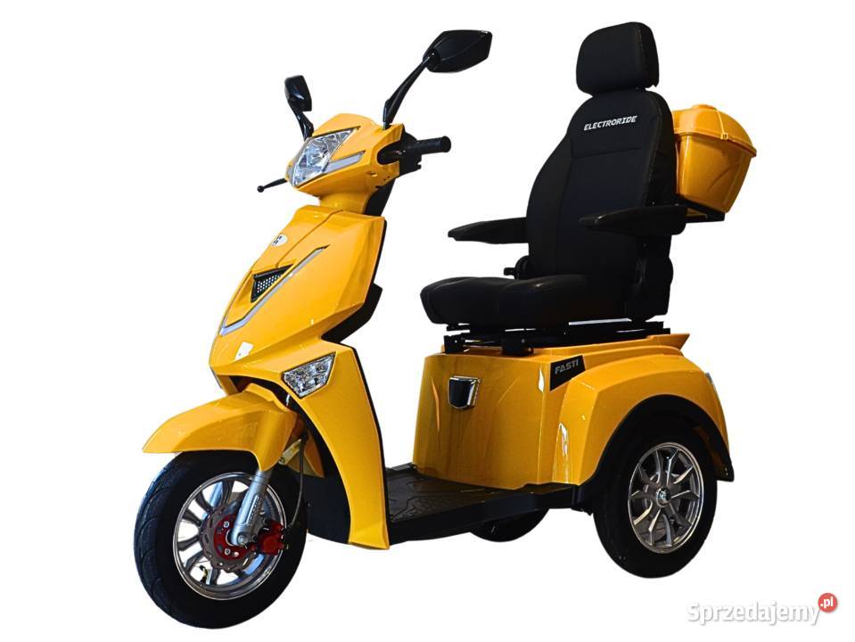 ELECTRORIDE FASTI 3 Trójkołowiec pas uchwyt na żółty Kraków