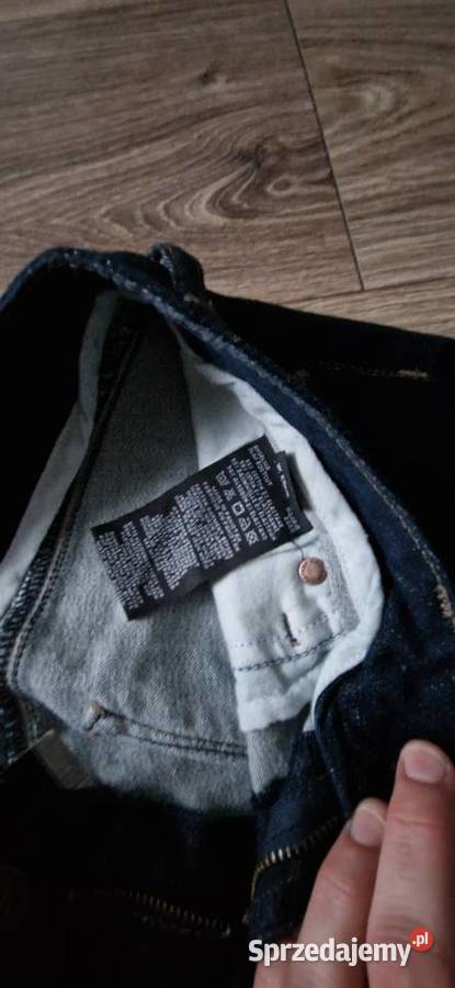 jeansy Firetrap M 38 granatowe granat dzwony Kraków sprzedam