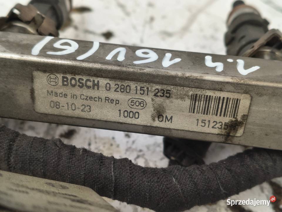 LISTWA WTRYSKOWA wtryskiwacze Fiat Bravo II 14 Chełm