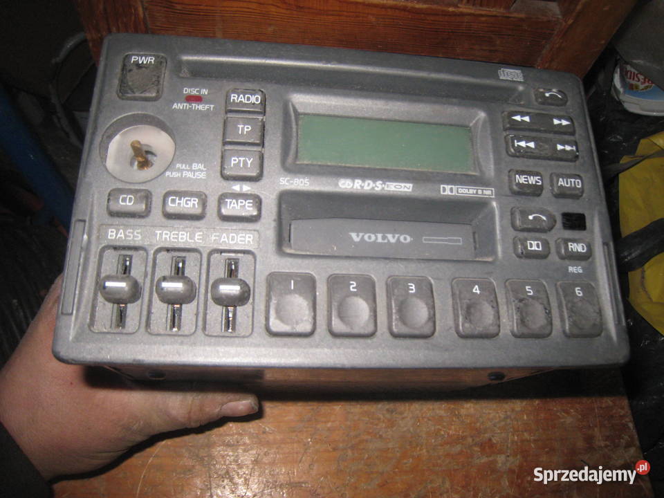 Radio oryginalne 2 DIN volvo s40 v40 850 s70 v70 Fabryczne małopolskie
