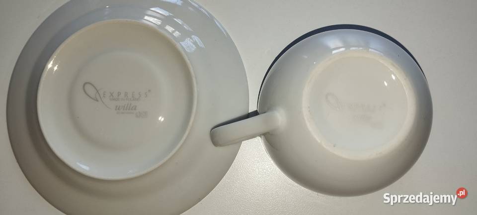 Duo czyli filiżanka ze spodkiem kolor biały z