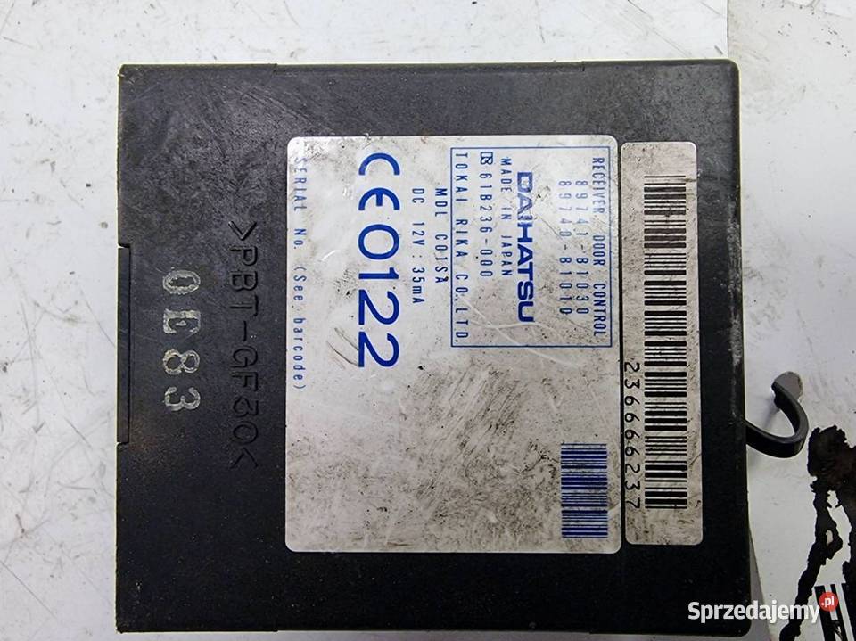 MODUŁ DAIHATSU SIRION 89741B1030 ZAMKA osobowe kujawsko-pomorskie Lipno