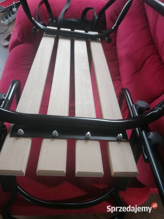 Sanki dziecięce z oparciem regulowanym pchaczem