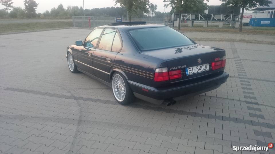 BMW E34 540 okazja ALPINA BBS elektryczne lusterka Łódź