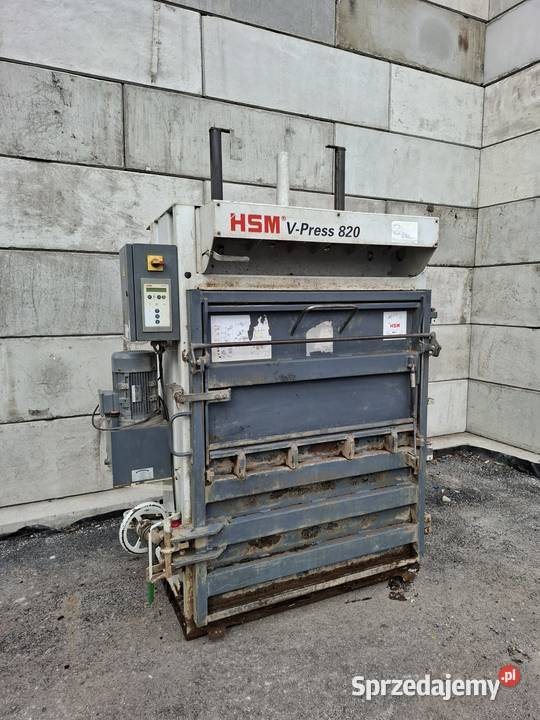 Belownica prasa do foli kartonów makulatury